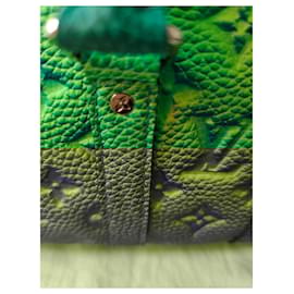 Louis Vuitton-Keepall XS-Verde,Azul escuro