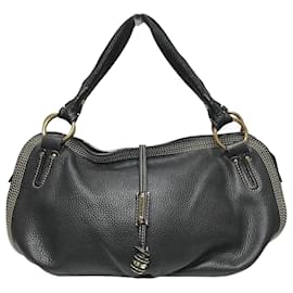 Céline-Celine Bittersweet Leather Handbag-Black