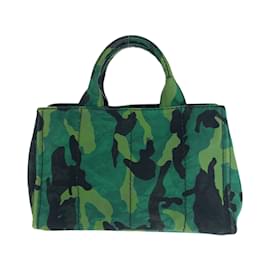 Prada-Prada Canapa Tote Bag-Multiple colors,Green