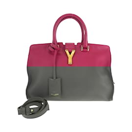 Saint Laurent-Saint Laurent Petit Cabas Y-line Shoulder Bag-Pink