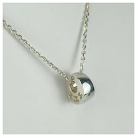 Hermès-Pendentif de collier HERMES CLARTE 2-Argenté