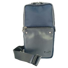 Borsa a tracolla Fendi Body Bag Bugs Nero Blu navy
