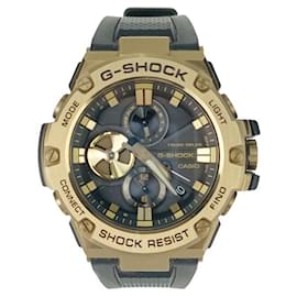 Autre Marque-Casio G-Shock G-Steel Solar Wristwatch-Black,Golden