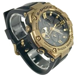 Autre Marque-Casio G-Shock G-Steel Solar Wristwatch-Black,Golden