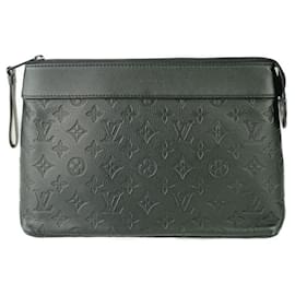 Louis Vuitton-Louis Vuitton Second Bag Pochette Voyage Souple M82545-Black,Monogram