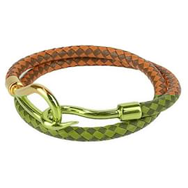 Hermès-Hermes Jumbo Charm Bracelet-Brown,Orange