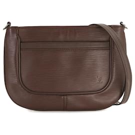 Louis Vuitton-Louis Vuitton Epi Sarvanga Shoulder Bag-Brown