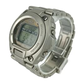 Autre Marque-Casio G-Shock MRG-200T Silver Titanium Men's Quartz Digital Watch-Silvery