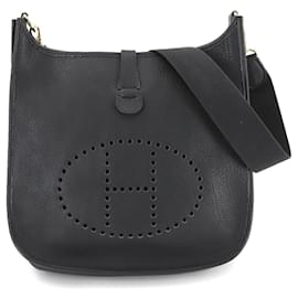 Hermès-Sac à épaule Hermes Evelyne GM-Noir