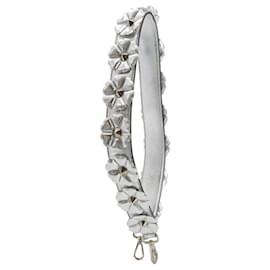 Fendi-Fendi Strap You Shoulder Flower Studs-Silvery