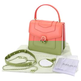Bulgari-Bvlgari Serpenti Forever 2way Hand Shoulder Bag-Pink
