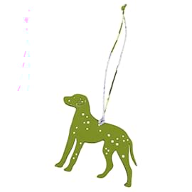 Hermès-Porte-clés Dalmatien Petite H d'Hermès-Marron,Orange