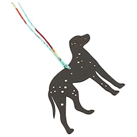 Hermès-Hermes Petite H Dalmatian Bag Charm-Brown,Orange