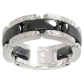 Chanel-Chanel Ultra #52 Ring in Black Ceramic and 18K White Gold-Other
