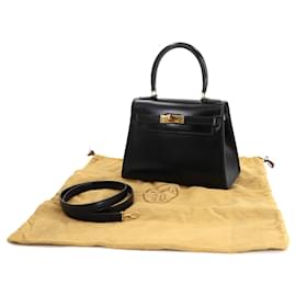 Hermès-Hermes Mini Kelly 20 Handbag-Black