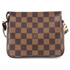 Louis Vuitton-Louis Vuitton Damier Truss Makeup Pouch Handbag-Damier ebene