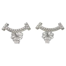 Tiffany & Co-Tiffany & Co. T Smile Diamond Earrings-Other
