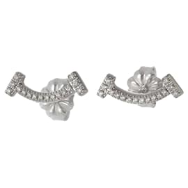 Tiffany & Co-Tiffany & Co. T Smile Diamond Earrings-Other