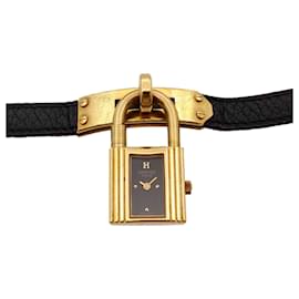 Hermès-Hermes Kelly Watch Women's Black Quartz Cadena-Other