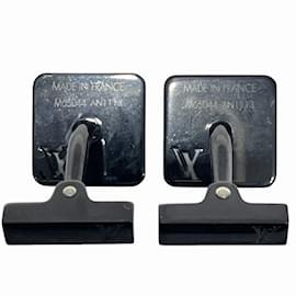 Louis Vuitton-Louis Vuitton Champs Elysees Cufflinks-Black