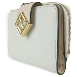 Fendi-Fendi Bi-fold Wallet-White