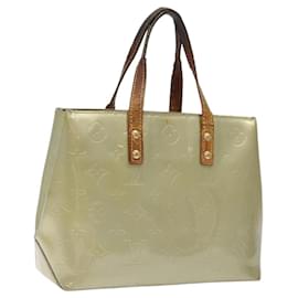 Louis Vuitton-LOUIS VUITTON Monogram Vernis Reade PM Hand Bag Gray M91145 LV Auth 118536-Grey