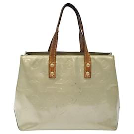 Louis Vuitton-LOUIS VUITTON Monogram Vernis Reade PM Hand Bag Gray M91145 LV Auth 118536-Grey