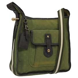 Louis Vuitton-LOUIS VUITTON Monogram Mini Besace Mary Kate Bag TST Khaki M92322 LV Auth BD1787-Khaki