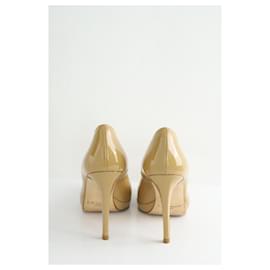 Lk Bennett-Patented leather heels-Beige