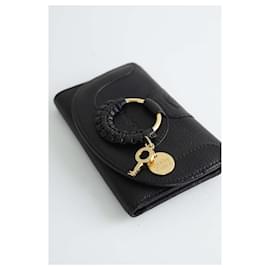 See by Chloé-Leather wallet-Black