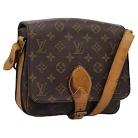 Louis Vuitton-LOUIS VUITTON Monogram Cartouchiere MM Shoulder Bag M51253 LV Auth 118116-Monogram