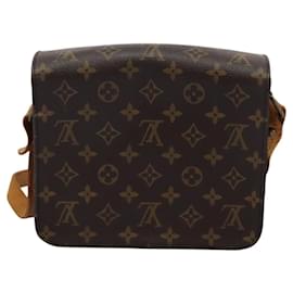 Louis Vuitton-LOUIS VUITTON Monogram Cartouchiere MM Shoulder Bag M51253 LV Auth 118116-Monogram