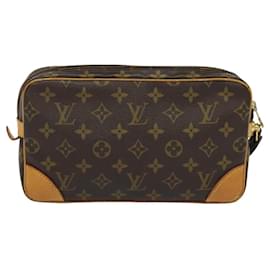 Louis Vuitton-LOUIS VUITTON Monogram Marly Dragonne GM Clutch Bag M51825 LV Auth ep8690-Monogram