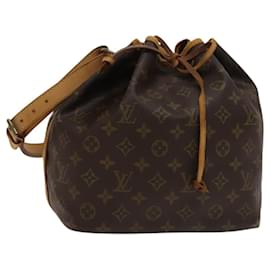 Louis Vuitton-LOUIS VUITTON Monogram Petit Noe Shoulder Bag M42226 LV Auth 119433-Monogram