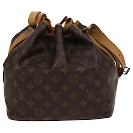 Louis Vuitton-LOUIS VUITTON Monogram Petit Noe Shoulder Bag M42226 LV Auth 119433-Monogram