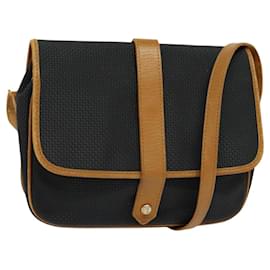 Saint Laurent-SAINT LAURENT Shoulder Bag PVC Black Auth bs24667-Black