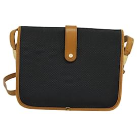 Saint Laurent-SAINT LAURENT Shoulder Bag PVC Black Auth bs24667-Black
