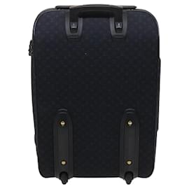 Louis Vuitton-LOUIS VUITTON Monogram Mini Annette Suitcase TST Blue M23281 LV Auth ar13367-Blue