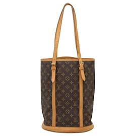 Louis Vuitton-LOUIS VUITTON Monogram Bucket GM Shoulder Bag M42236 LV Auth 120436-Monogram