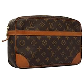 Louis Vuitton-LOUIS VUITTON Monogram Compiegne 28 Clutch Bag M51845 LV Auth am8177-Monogram