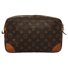 Louis Vuitton-LOUIS VUITTON Monogram Compiegne 28 Clutch Bag M51845 LV Auth am8177-Monogram