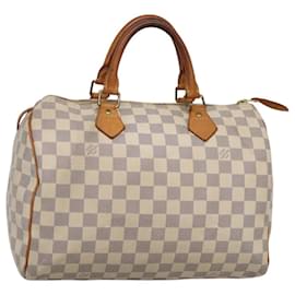 Louis Vuitton-LOUIS VUITTON Damier Azur Speedy 30 Hand Bag N41533 LV Auth 120025-Other