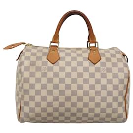 Louis Vuitton-LOUIS VUITTON Damier Azur Speedy 30 Hand Bag N41533 LV Auth 120025-Other
