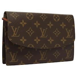 Louis Vuitton-LOUIS VUITTON Monogram Pochette Rabat 20 Clutch Bag M51935 LV Auth 120349-Monogram
