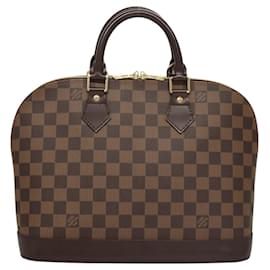 Louis Vuitton-LOUIS VUITTON Damier Ebene Alma Hand Bag N51131 LV Auth 119561AM-Other