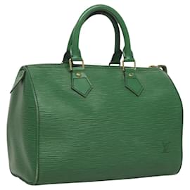 Louis Vuitton-LOUIS VUITTON Epi Speedy 30 Hand Bag Borneo Green M43004 LV Auth 119668-Other
