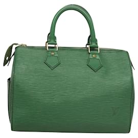 Louis Vuitton-LOUIS VUITTON Epi Speedy 30 Hand Bag Borneo Green M43004 LV Auth 119668-Other