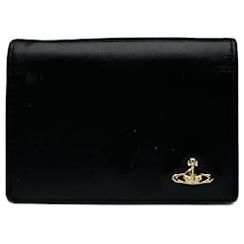Vivienne Westwood-VIVIENNE WESTWOOD Purses, wallets & cases T.  Leather-Black