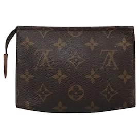 Louis Vuitton-LOUIS VUITTON Monogram Posh Toilette 15 Pouch M47546 LV Auth 119712-Monogram
