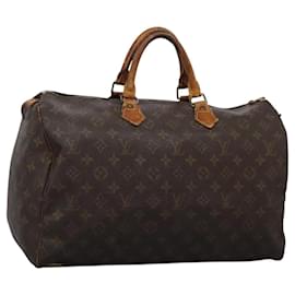 Louis Vuitton-LOUIS VUITTON Monogram Speedy 40 Hand Bag M41522 LV Auth ar13406-Monogram